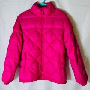 Double‎ Down Pink Puffer Jacket | Women’s Winter Coat Sz. Large